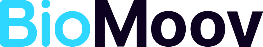 BioMoov logo, innovative solution for postural analysis and biofeedback in perineal and abdomino-pelvic rehabilitation