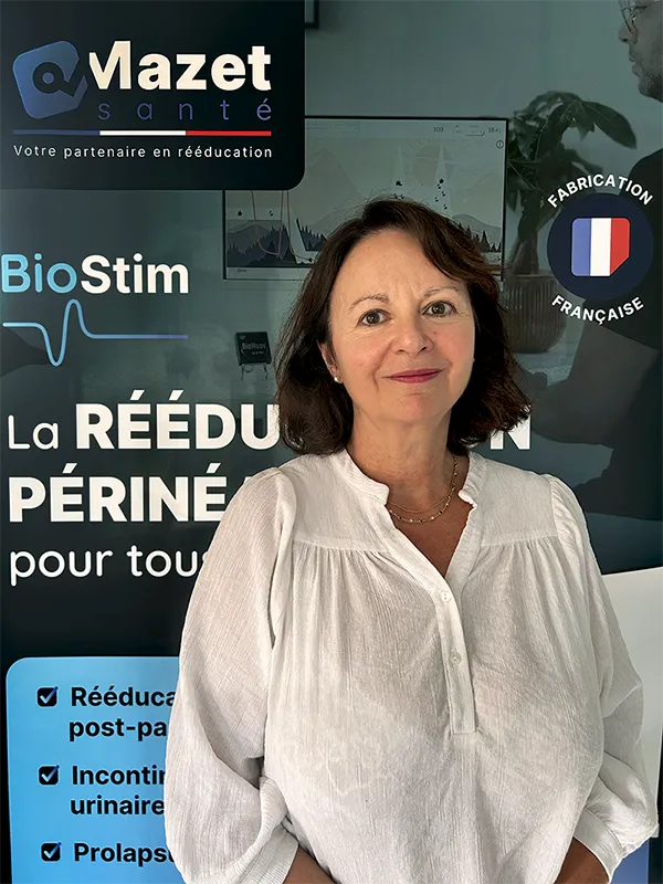 Portrait of Hélène Colangeli, expert and trainer in perineal and anorectal rehabilitation, BioStim seminar specialist