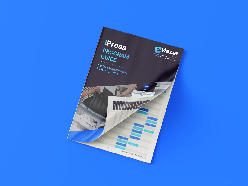 Detailed iPress programs guide by Mazet Santé: step-by-step illustrations, practical tips, and best practices for optimal device use